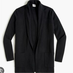 J.Crew Black Chelsea Sweater Blazer size petite L